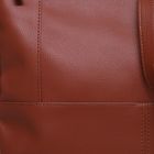 Сумка женская на молнии, 1 отдел, наружный карман, длинный ремень, цвет коричневый - Фото 4