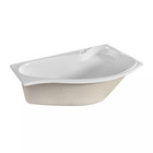 Ванна акриловая 1MarKa GRACIA, 170х100 см, правая, без каркаса и панели - Фото 2