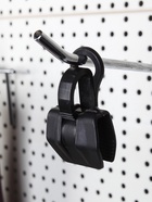 Крючок - вешалка с прищепкой, 50 шт. 3×5.5×1.7 см, чёрный - Фото 4