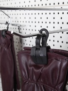 Крючок - вешалка с прищепкой, 50 шт. 3×5.5×1.7 см, чёрный - Фото 6