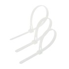 Хомут нейлоновый для стяжки, ТУНДРА, многоразовая, 7.2×200 мм, белый, 50 шт. - Фото 4