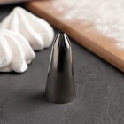 Насадка кондитерская «Крупный цветок», d=2,2 см, выход 1,4 см, нержавеющая сталь - Фото 1