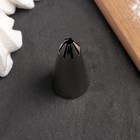Насадка кондитерская «Крупный цветок», d=2,2 см, выход 1,4 см, нержавеющая сталь - Фото 2