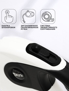 Рулетка DIIL, 5 м, до 40 кг, лента, прорезиненная ручка, белая с чёрным - Фото 2