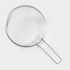 Фритюрница Доляна, d=18 см, съёмная ручка, цвет серебристый - Фото 5