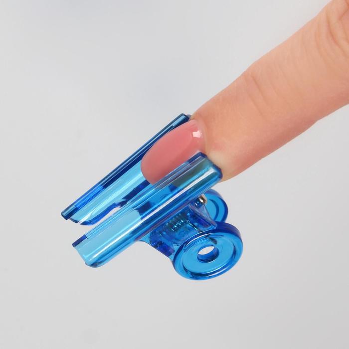 Зажимы для наращивания ногтей, 3 см, 5 шт, цвет МИКС - фото 1908306001
