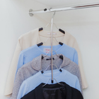 Плечики - вешалки для одежды многоуровневая Доляна, 40×50 см, цвет чёрный - фото 8314303