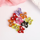 Бусины для творчества пластик "Бабочки со стразиками" набор 20 гр 1х0,5 см - Фото 2