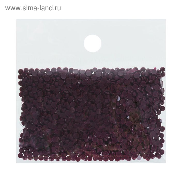 Стразы для алмазной вышивки, 10 гр, не клеевые, круглые d=2,5мм 154 Grape-VY DK - Фото 1