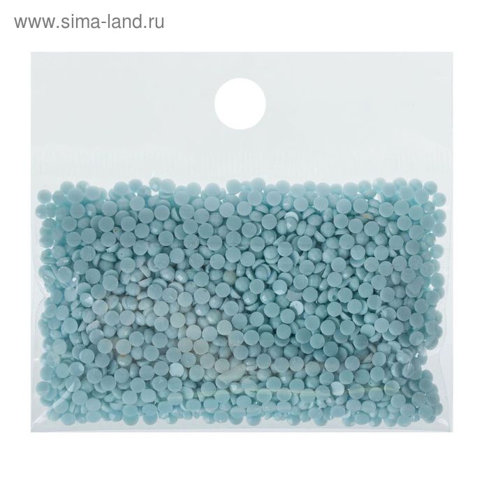 Стразы для алмазной вышивки, 10 гр, не клеевые, круглые d=2,5мм 775 Baby Blue VY LT - Фото 1