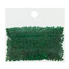 Стразы для алмазной вышивки, 10 гр, не клеевые, круглые d=2,5мм 910 Emerald Green Med DK - Фото 1