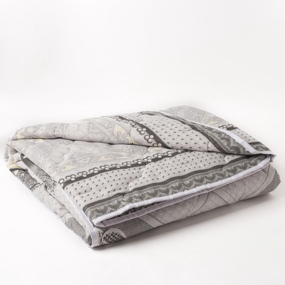 Одеяло 1.5-спальное облегченное 145×205, овечья шерсть, 200 г/м, бязь МИКС 120 г/м, хлопок 100%