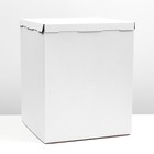 Кондитерская упаковка, короб белый, 50 х 50 х 64 см - Фото 1
