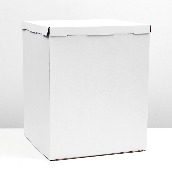 Кондитерская упаковка, короб белый, 50 х 50 х 64 см - Фото 1