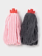 Насадка для швабры ленточная Доляна «Юбочка», микрофибра, 28×7×7 см, МИКС - Фото 5