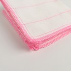 Салфетки для мытья посуды Доляна, 3 шт., 30×30 см, белые - Фото 2