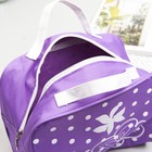 Косметичка-сумочка на молнии "Горох", 1 отдел, цвет фиолетовый - Фото 3