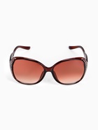 Очки солнцезащитные OneSun, UV 375, линза 5.5×6 см, коричневые - Фото 3