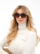 Очки солнцезащитные OneSun, UV 375, линза 5.5×6 см, коричневые - Фото 2