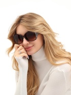 Очки солнцезащитные OneSun, UV 375, линза 5.5×6 см, коричневые - Фото 7