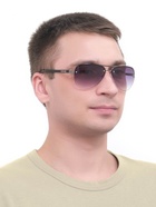 Очки солнцезащитные OneSun, дужка 12 см, ширина 14 см, 5×7 см - Фото 2