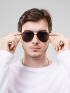 Очки солнцезащитные «OneSun. Авиаторы», поляризационные, UV 400, линза 5.5×6 см - Фото 2