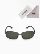 Очки солнцезащитные OneSun, дужка 12 см, ширина 14 см, 4×6 см, оправа и линзы чёрные - Фото 3