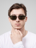 Очки солнцезащитные OneSun, дужка 12 см, ширина 14 см, 4×6 см, оправа и линзы чёрные - Фото 5