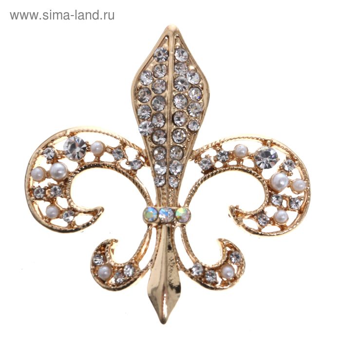 Винтажная брошь от "Butler & Wilson" в виде Королевской Лилии "Fleur de lis" - B