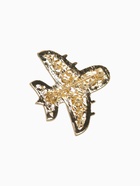 Брошь «Самолет», разноцветная в золоте - Фото 3