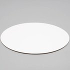 Подложка для торта усиленная 32 см, золото - белый, 3.2 мм - Фото 3