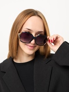 Очки солнцезащитные женские OneSun, uv 375, линза 5.5×6 см, дужка 14 см, ширина 14 см, линзы градиент - Фото 5