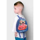 Рюкзак детский для мальчика, 23х21х10 см, Тачки - Фото 7