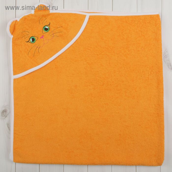 Уголок детский Киска, размер 90*90, цвет оранжевый - Фото 1
