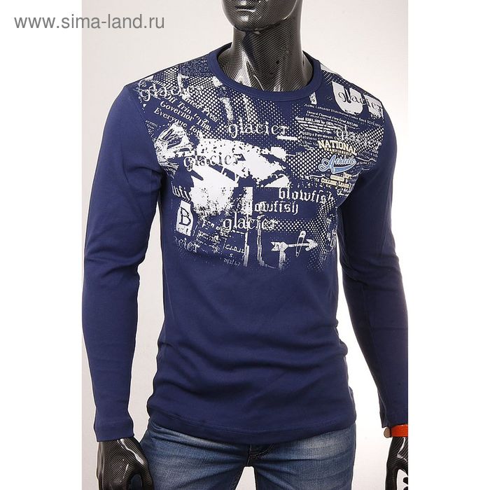 Джемпер мужской арт.0775, цвет джинс, размер XL - Фото 1