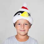 Карнавальная Шапка «Пингвин в красном колпачке» обхват головы 54-58см - Фото 1
