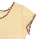 Комплект женский (футболка, брюки) 8656 цвет бежевый, р-р 44 вискоза - Фото 5