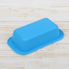 Форма силиконовая для выпечки Доляна «Хлеб», 15×8×4 см, цвет МИКС - Фото 1