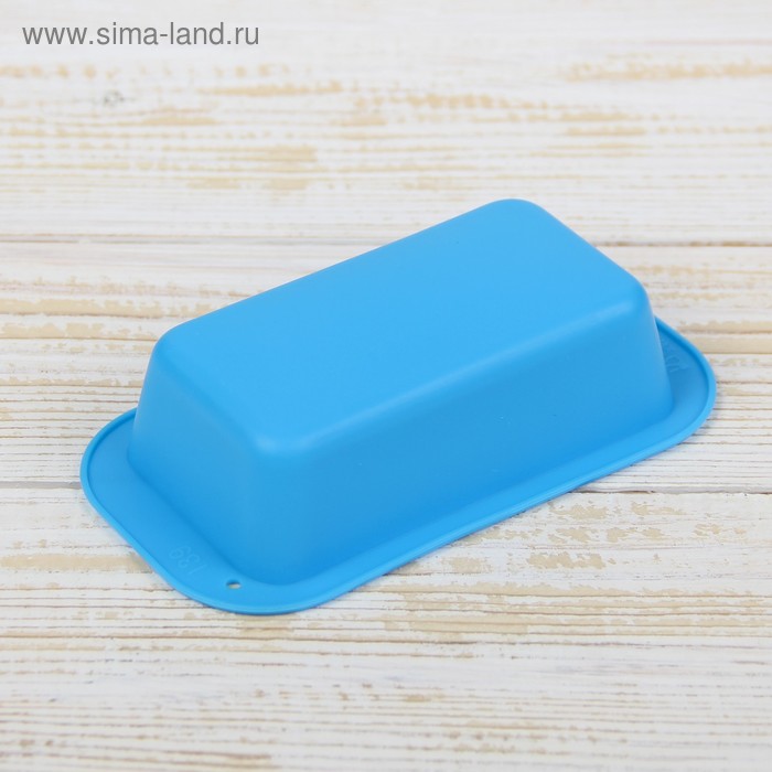 Форма силиконовая для выпечки Доляна «Хлеб», 15×8×4 см, цвет МИКС - Фото 1