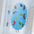 Коврик противоскользящий СПА в ванну на присосках Доляна «Морские игры», 35×65 см - Фото 7