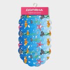 Коврик противоскользящий в ванну на присосках Доляна «Морские игры», 37×65 см - Фото 6