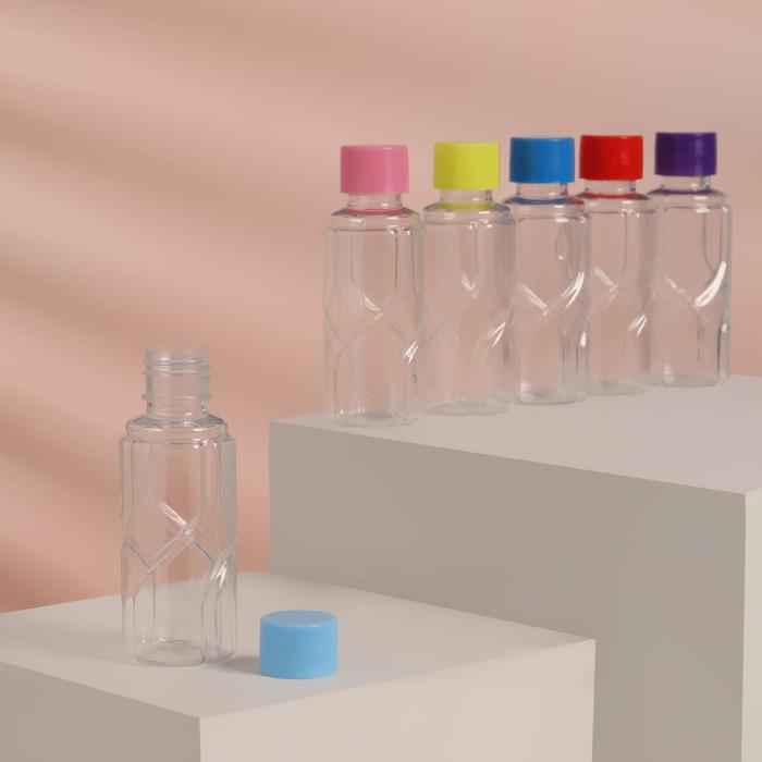 Бутылочка для хранения, 50 мл, цвет МИКС - Фото 1