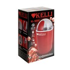 Кофемолка электрическая KELLI KL-5059, 400 Вт, 70 г, красная - Фото 5
