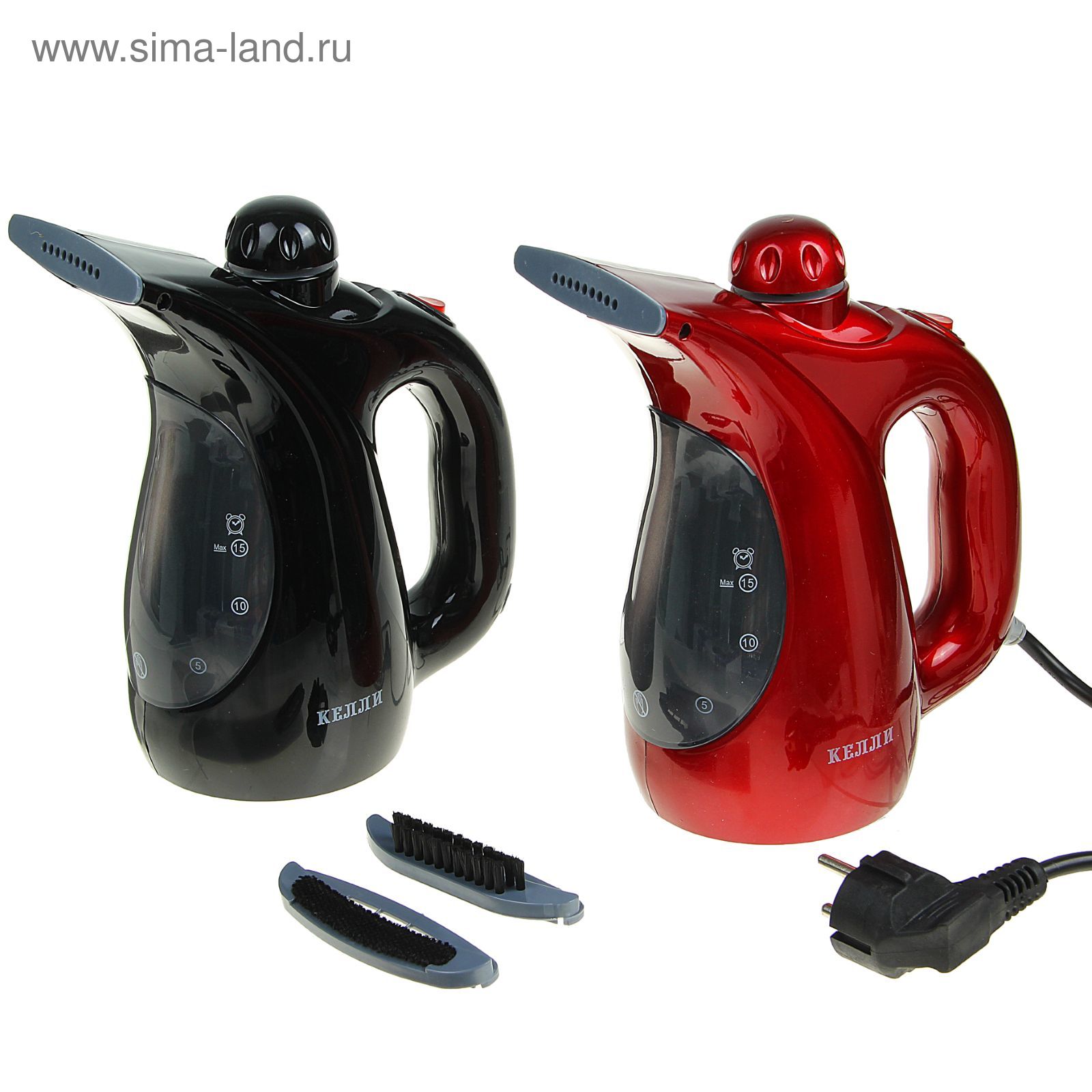 Отпариватель KELLI KL-308, ручной, 1300 Вт, 250 мл, паровая насадка ...