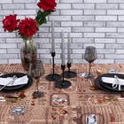 Скатерть Доляна "Кофейный купаж" 145х144 см, 100% хлопок, вафельное полотно, 162 г/м2 - Фото 2