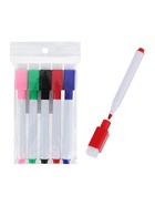 Маркер с магнитом цветной, на водной основе, набор 5 шт. - фото 809626772