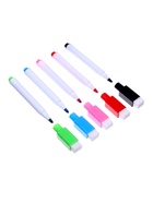 Маркер с магнитом цветной, на водной основе, набор 5 шт. - фото 809626768