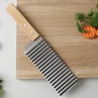 Нож для фигурной резки Доляна, 27×6 см, серебристый - Фото 7