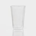 Стакан «Марте», 350 мл, с двойными стенками, стекло, прозрачный - Фото 2