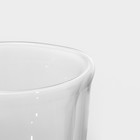 Стакан «Марте», 350 мл, с двойными стенками, стекло, прозрачный - Фото 3